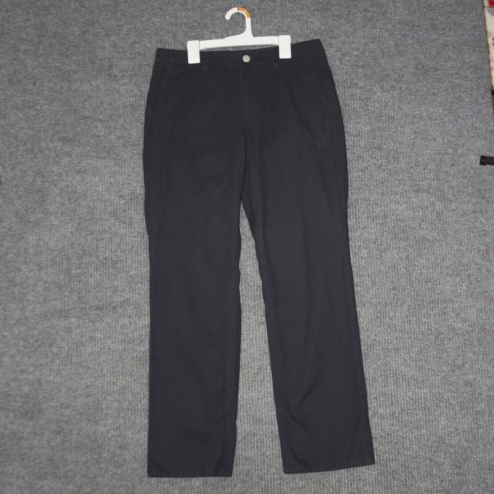 Bonobos Mens Pants Size 30 Navy Blue Cotton Straight Leg Casual Business